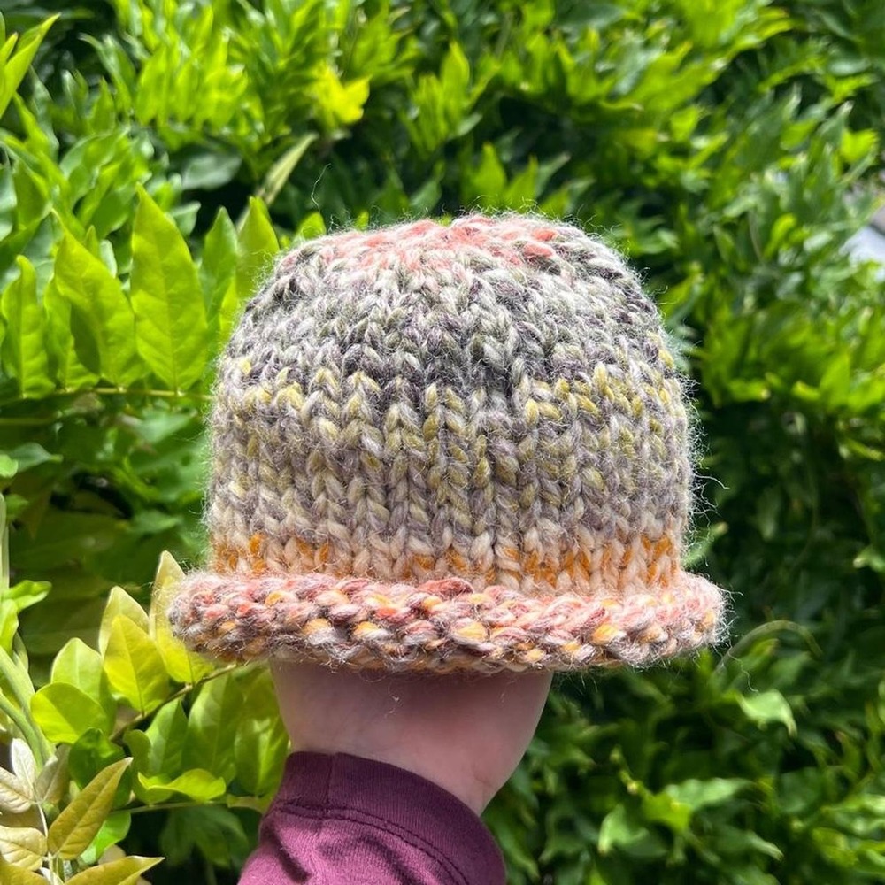 Hand Knit Baby Beanie